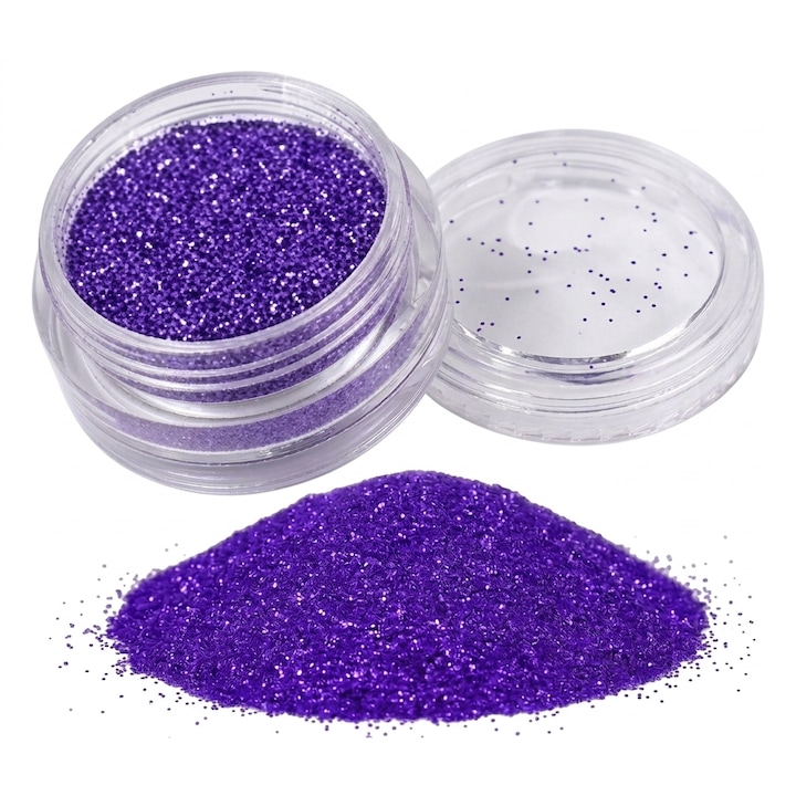 Decoratiune unghii Sela sclipici fin 3gr, mov intens