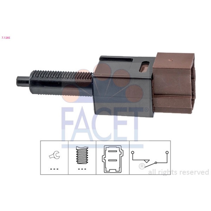 FACET 7.1265 féklámpa kapcsoló Infiniti és Nissan járművekhez, RAR által jóváhagyva