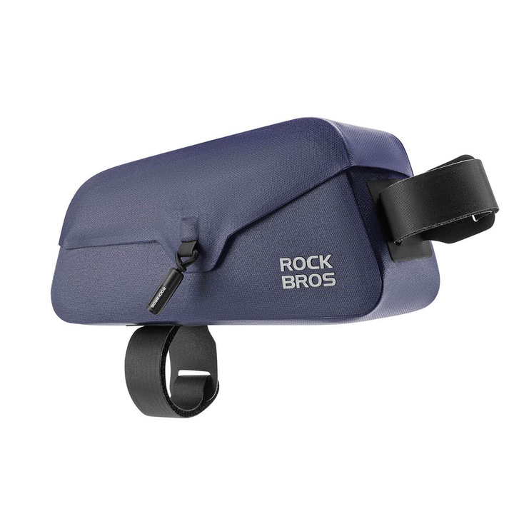 Geanta pentru bicicleta Rockbros 30120122006, Waterproof, Montare pe cadru, 0.9L, Albastru