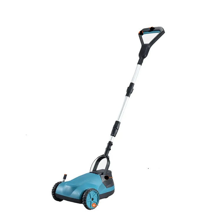 Masina de tuns iarba fara fir, 700W, taiere 21 cm, inaltime reglabila, albastra