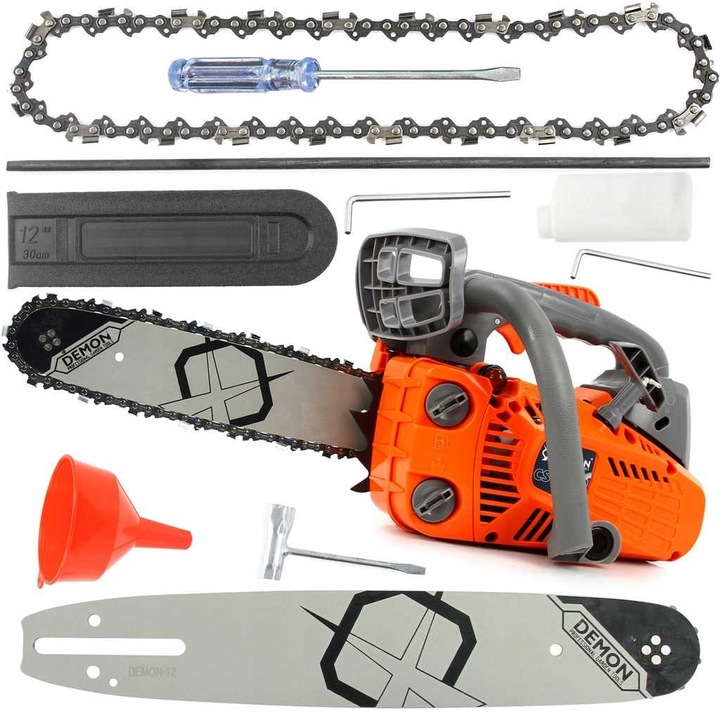 Fierastraie cu lant, DEMON CS-2500, 900W, 25cm, set complet