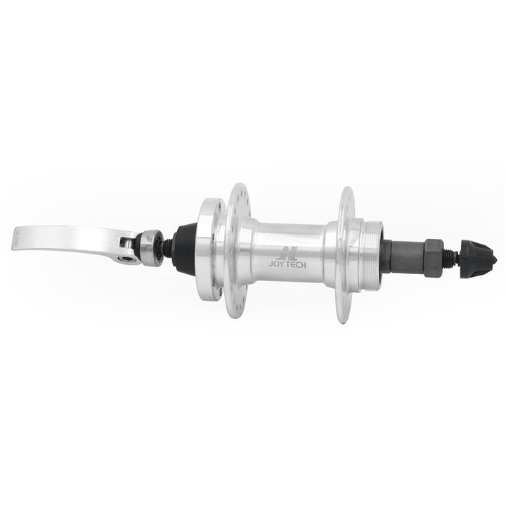 Butuc spate Joytech JY-D242DSE, 36H, roata libera, frana pe disc, QR, argintiu