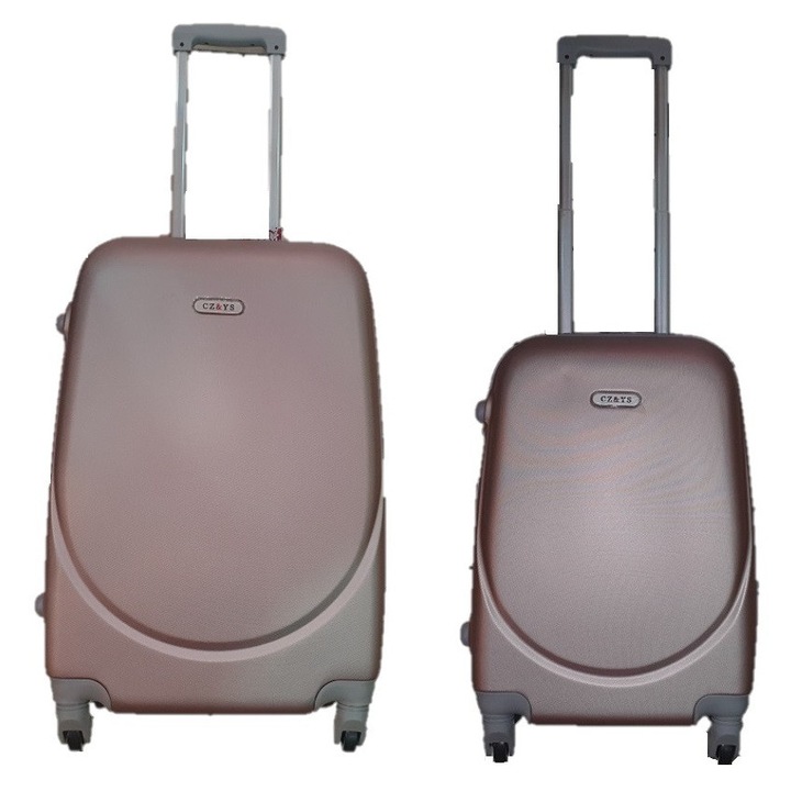 Set 2 trolere Rain, roz