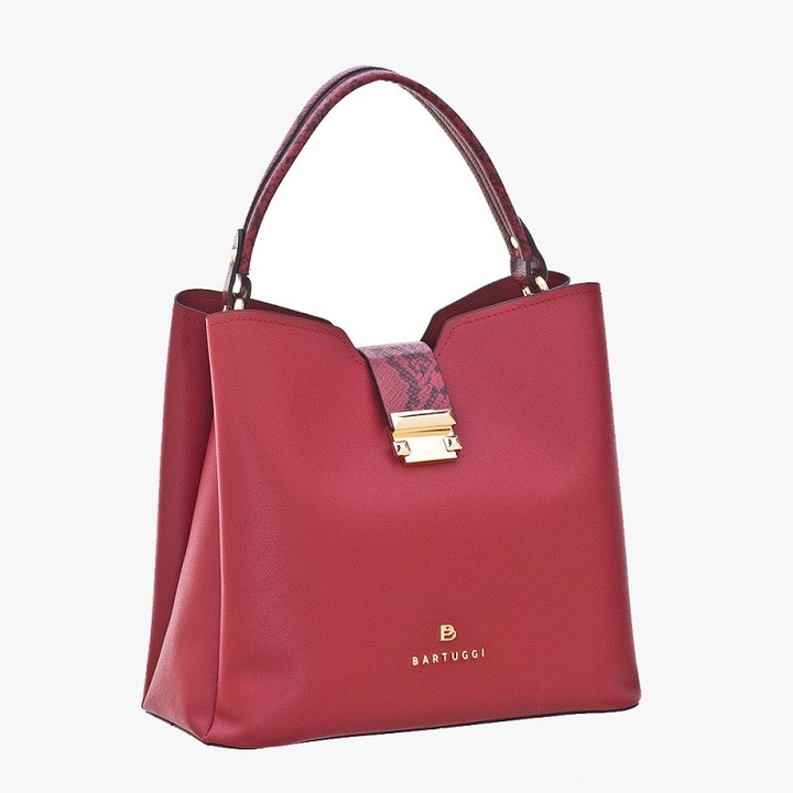 Geanta dama Bartuggi 718-102512, PVC, rosie