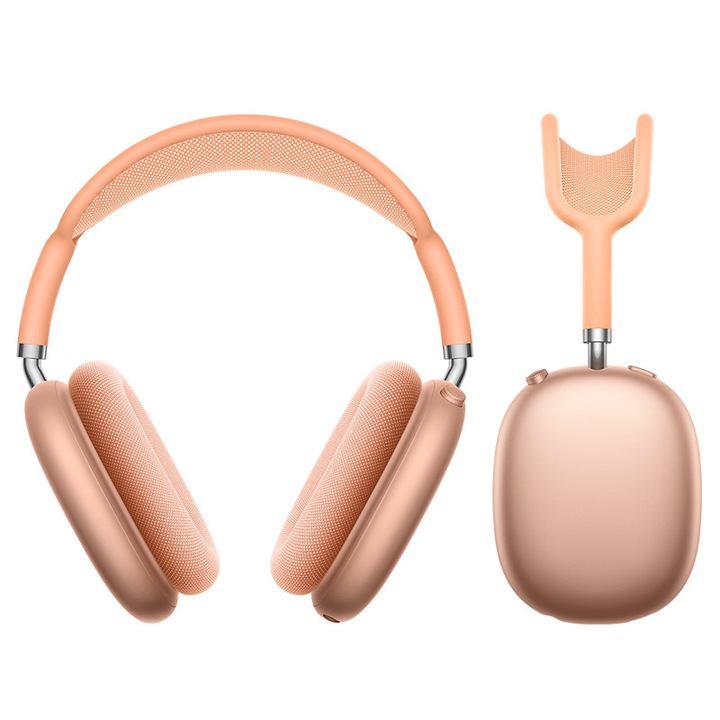Casti Wireless Hoco Over-Ear ANC, Bluetooth 5.4, 45h Autonomie, Portocaliu
