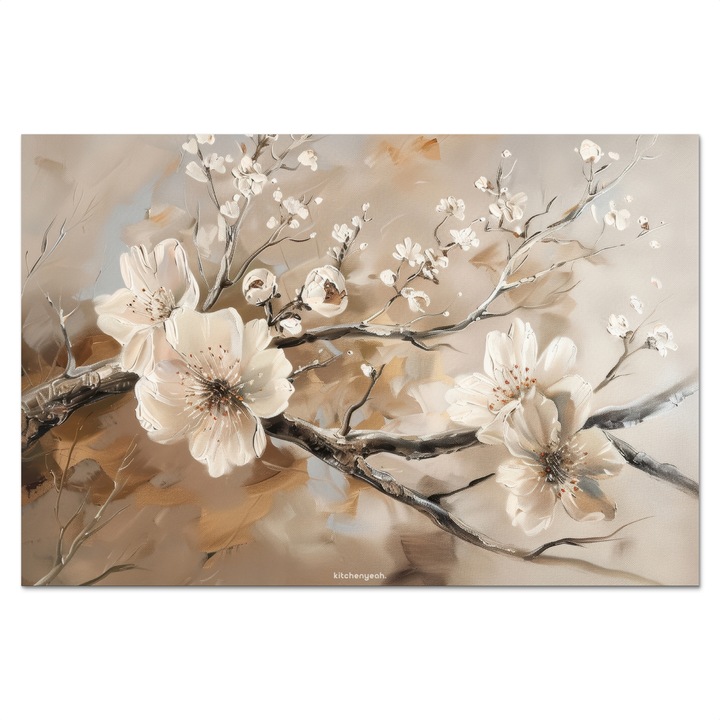 Protectie perete bucatarie, Protectie aragaz, Aluminiu, Termorezistent, Hellbeige 60x40 cm