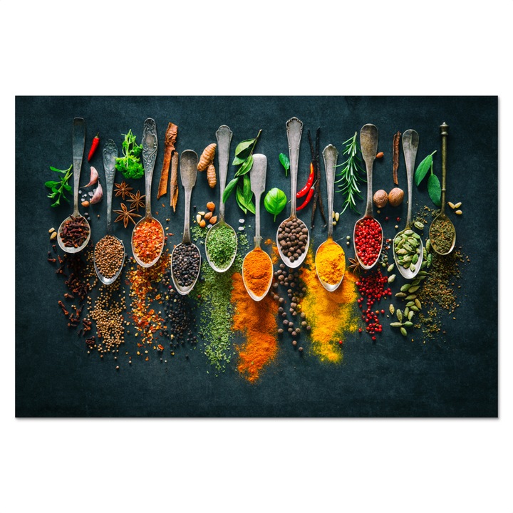 Protectie perete bucatarie, Protectie aragaz, Aluminiu, Termorezistent, Multicolor 60x40 cm