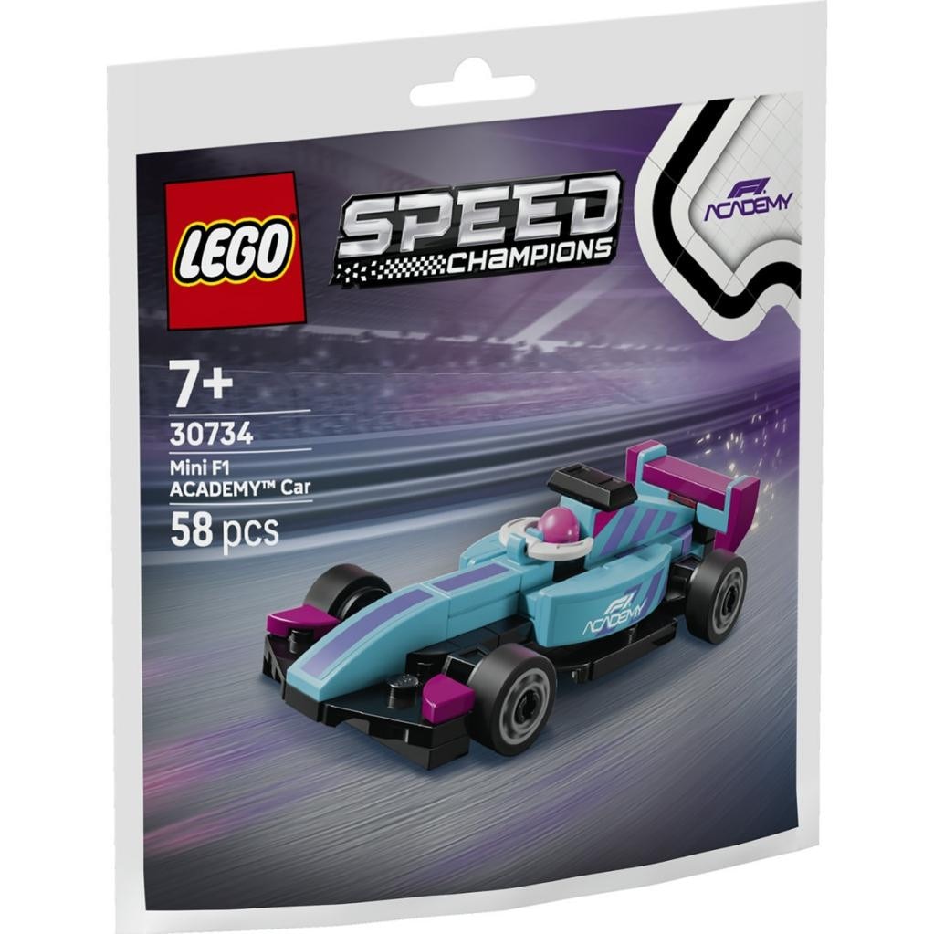 LEGO, LEGO Speed Champions - Minimasina F1 ACADEMY - 30734 - eMAG.ro