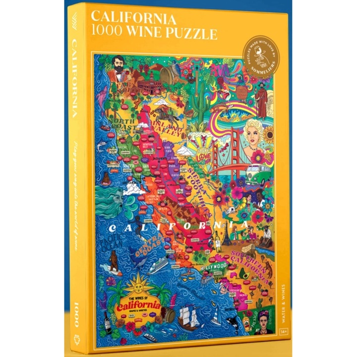 Puzzle clasic 1000 piese - California, Carton, 1000