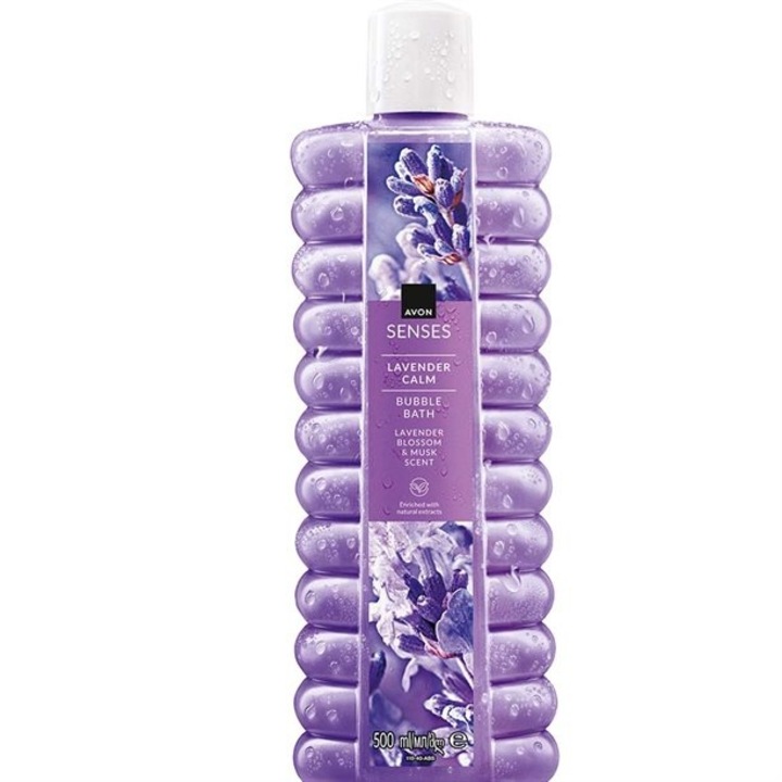Spumant de baie Avon Cosmetics Lavender Calm, 500 ml, lavandă, mosc