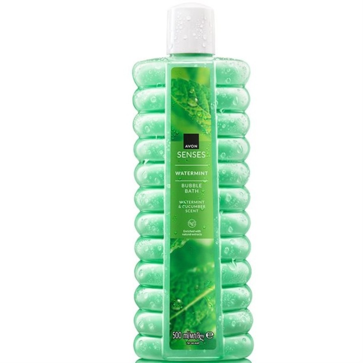 Spumant de baie Avon Cosmetics Water Mint 500 ml, menta de apa, castravete