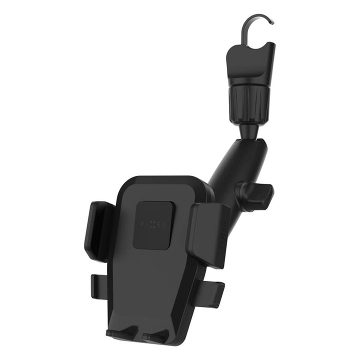 Suport Magnetic Car Holder Iconiq Mirror (FIXICQ-MIRR-BK), Fixed, for Rear-view Mirror, 360° Rotative, Strong Grip, Universal, 6.8" - Black