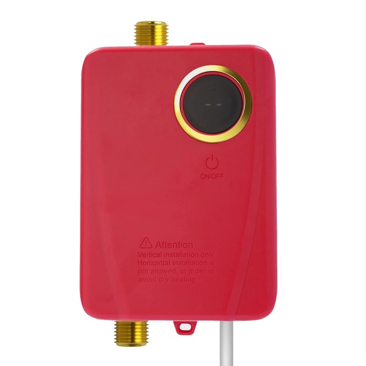 Incalzitor electric de apa, 3500W, AC220V, rosu