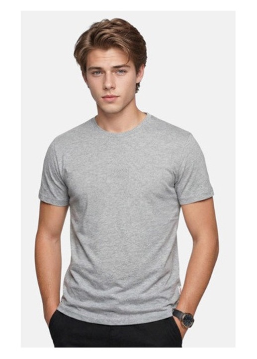 Tricou Lee Cooper, 100% bumbac - 654925, Gri