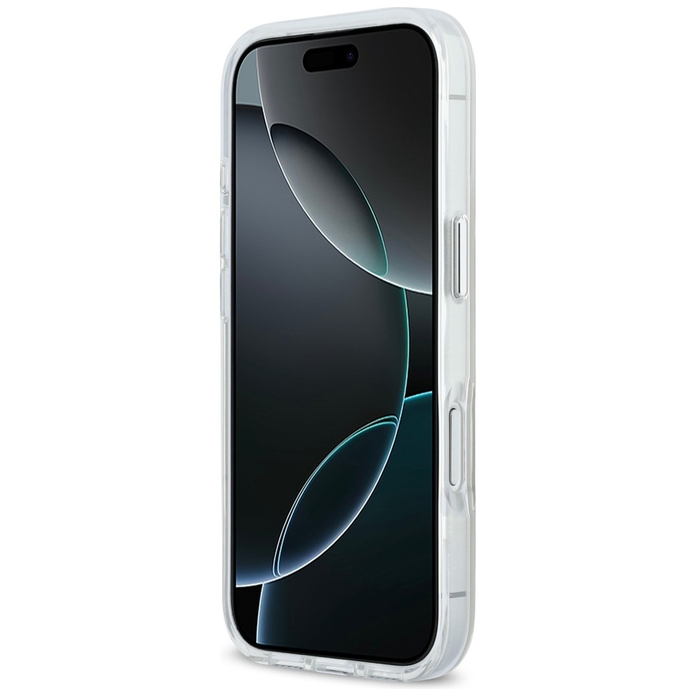 Husa Karl Lagerfeld Karl and Choupette Back cu MagSafe compatibila cu iPhone 17 Pro Max, Transparent