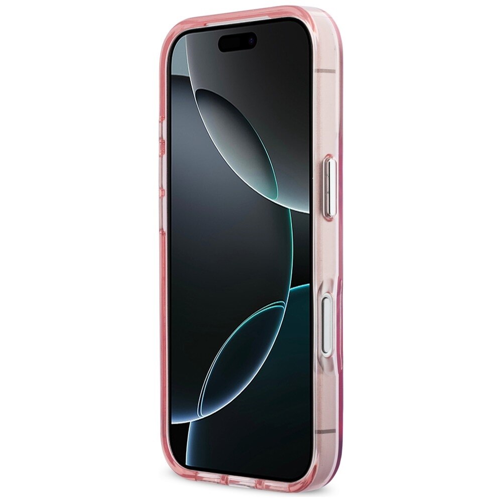 Husa Karl Lagerfeld IML Peekaboo cu MagSafe compatibila cu iPhone 17 Pro, Roz