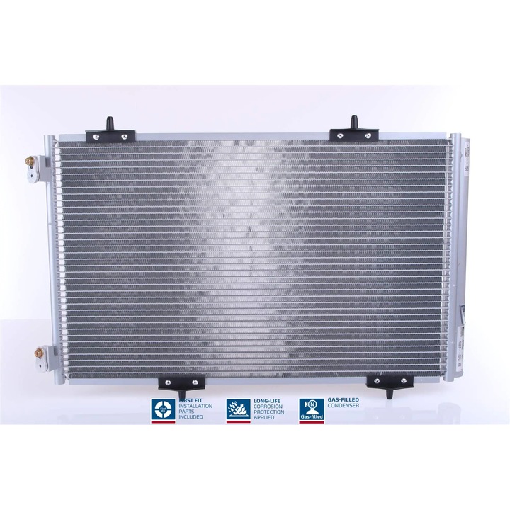 NISSENS 940333 légkondicionáló radiátor Citroen C-Elysee és Peugeot 301 típusokhoz, RAR által jóváhagyott