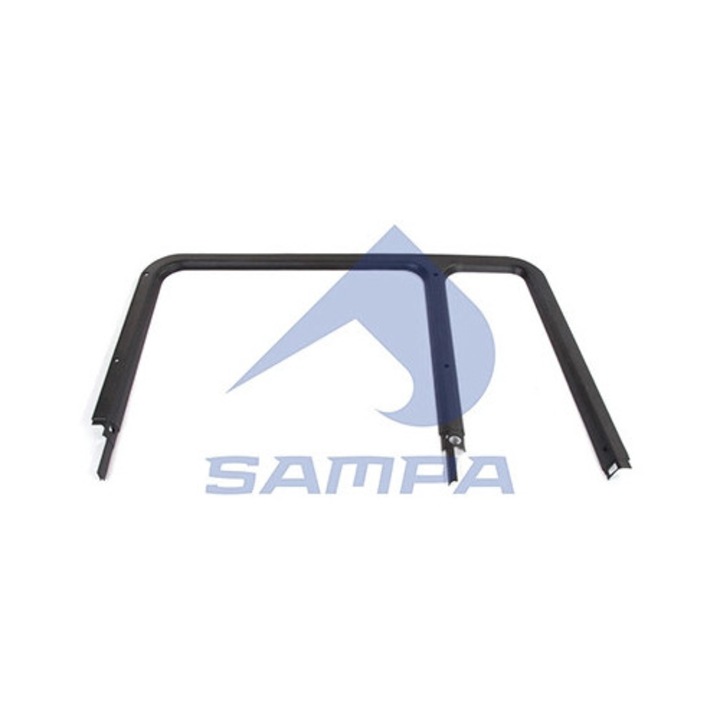 Sampa Bal első ablakkeret 18200174, MAN E2000/F2000/M 2000 M kompatibilis, jóváhagyott, billenőplatós teherautókhoz és platós/alvázas járművekhez