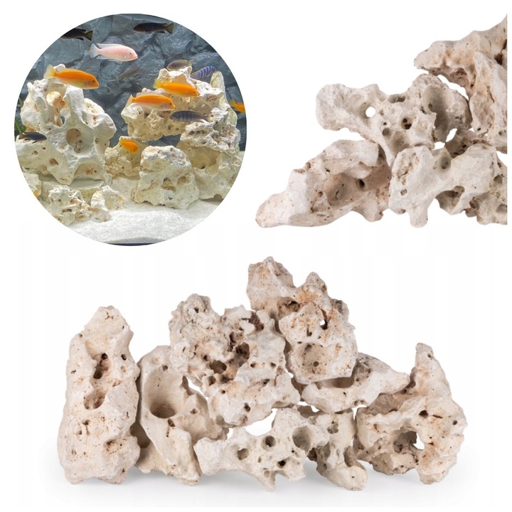 Roca pentru acvariu 24 kg calcar filipinez