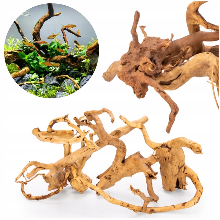 Radacina decorativa Red Moor mix 500 g (2-5 buc, 20-50 cm)