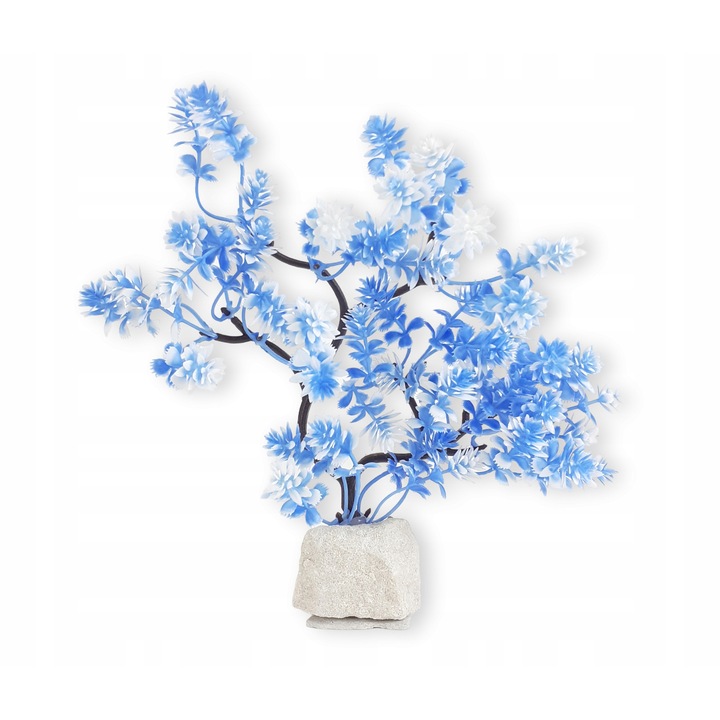 Planta artificiala pentru acvariu, aspect realist, 22 cm