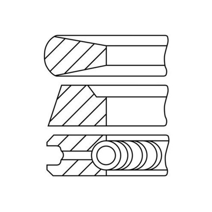 FAI AUTOPARTS Pr27-000 dugattyúgyűrű készlet, Hyundai Grandeur/Santa Fe 2-höz, RAR homologizált, 2.2 dízel