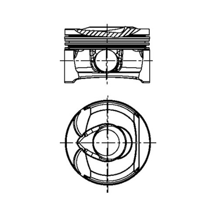 Dugattyú FAI AUTOPARTS Pk69-000, Citroenhez, széles körű kompatibilitás, többszínű