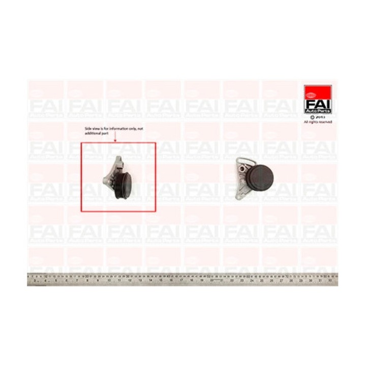 FAI AUTOPARTS T1000 feszítőgörgő, fekete színű, méretei 10x15x22cm