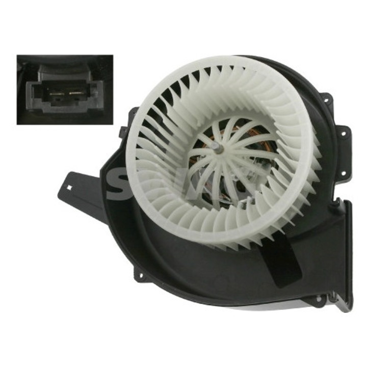 Utastér ventilátor Swag, 30927306, kompatibilis Audi A1/A2, Seat Cordoba/Ibiza, Skoda Fabia, 23x15x10cm