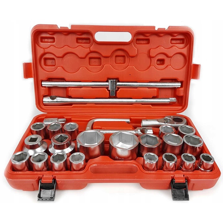 Set chei nasada 26 piese, Luka, 3/4" si 1", 21-65mm, inclusa valiza