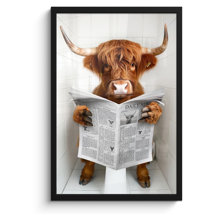 Tablou Poster inramat, Decorative, Living, Modern Art, Decorarea peretilor Maro 40x60 cm