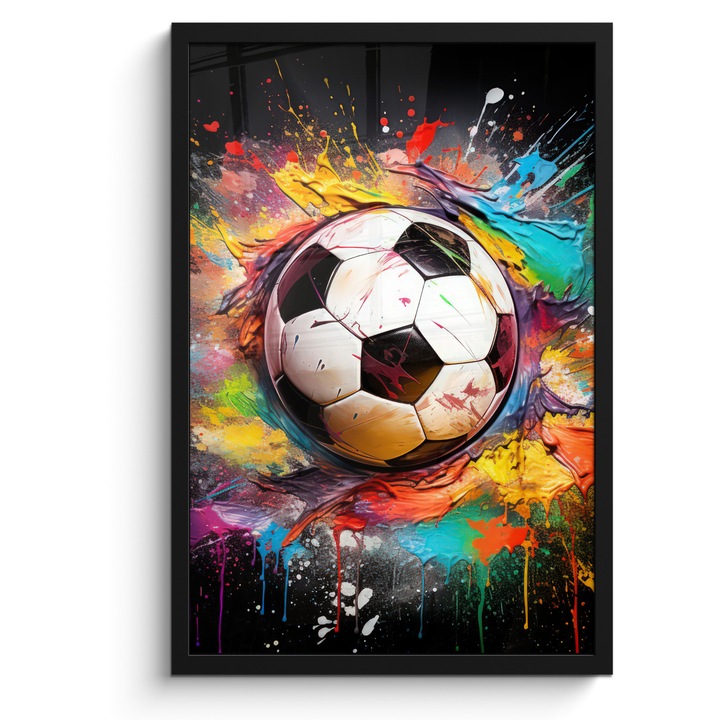 Рамкиран постер, Декоративен, Всекидневна, Модерно изкуство, Декорация на стени Бял 40x60 см