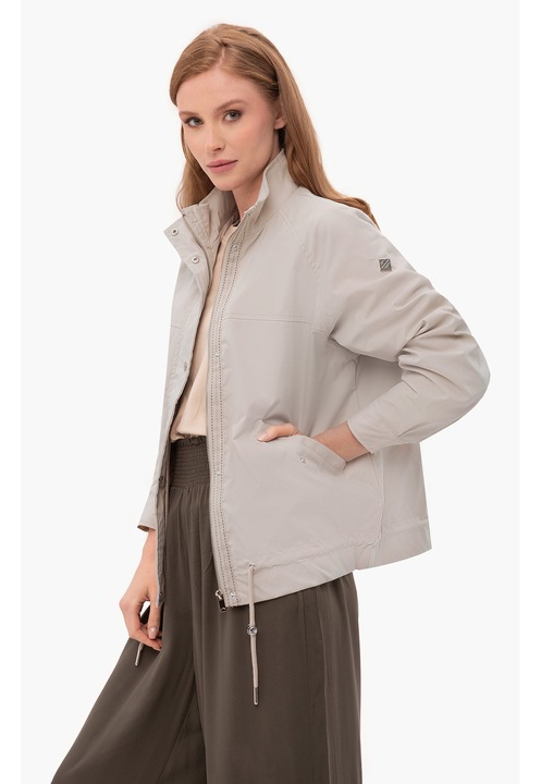 Jacheta usoara pentru femei Volcano J-Sangria, cu snur, Bej, Bej