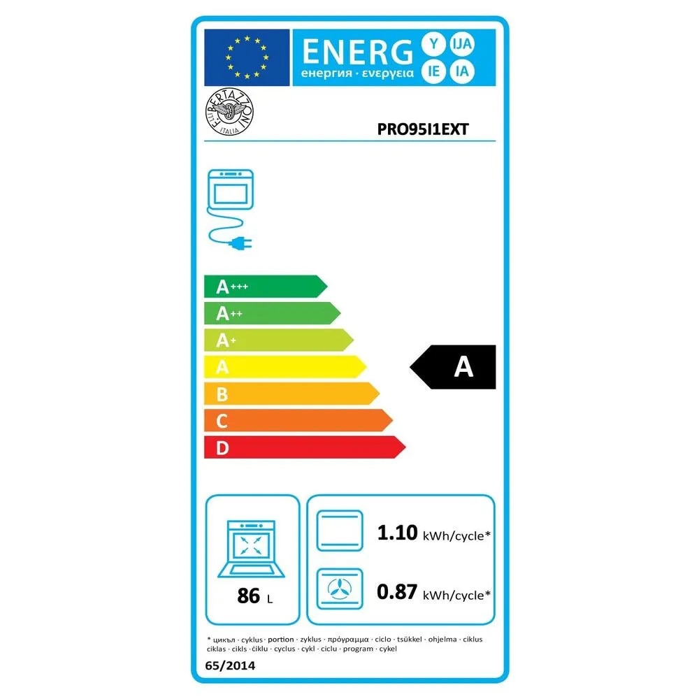 Aragaz electric cu plita pe inductie clasa A Bertazzoni, colectie Professional, 90 cm, 10 programe cuptor, 5 zone gatire plita, temperatura reglabila, iluminare interioara duala, 2 zone Flex/Bridge, functie Booster, indicator caldura reziduala, inox