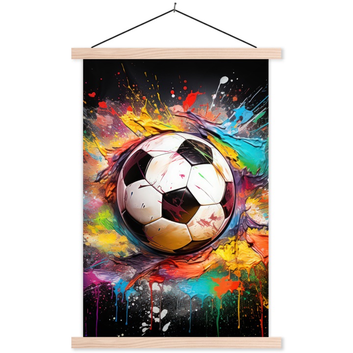 Poster textil cu sine magnetice din lemn, Abstract, Decorative, Living, Bucatarie, Modern Art, Decorarea peretilor Alb 60x90 cm