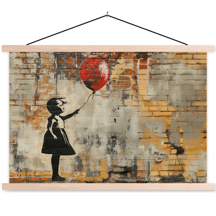 Poster textil cu sine magnetice din lemn, Abstract, Decorative, Living, Bucatarie, Modern Art, Decorarea peretilor Bej 90x60 cm