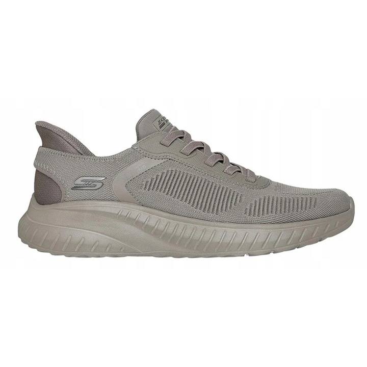Pantofi sport slip-on pentru barbati SKECHERS BOBS SLIP-INS 118312-OLV, usori, Verde