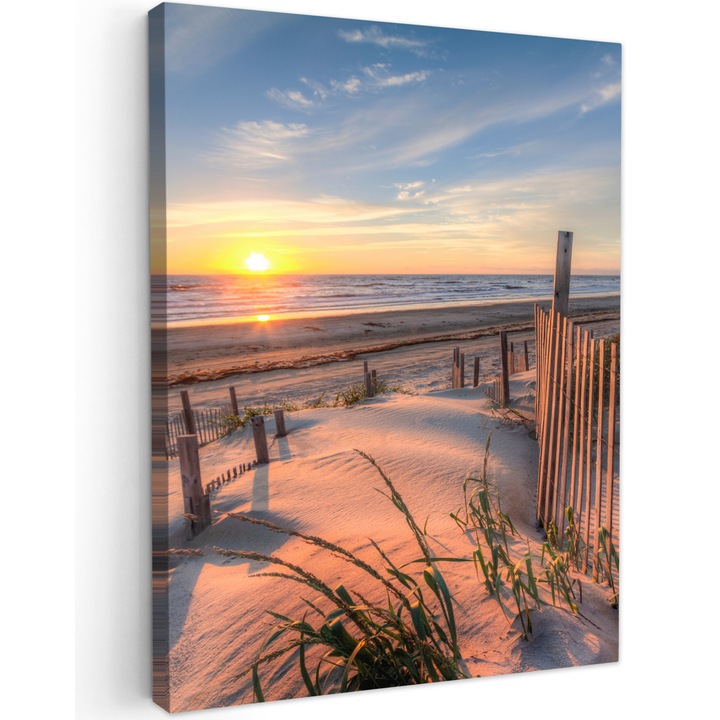 Канава картина, абстрактна, декоративна, за всекидневна, кухня, модерно изкуство, декорация на стена, бежова, 30x40 см