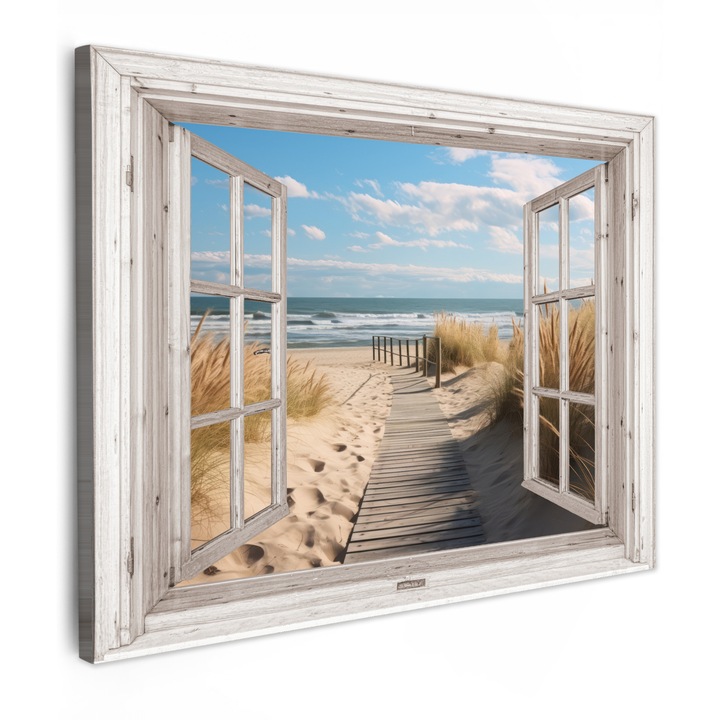 Канава картина, абстрактна, декоративна, за всекидневна, кухня, модерно изкуство, декорация на стена Бежово 80x60 см