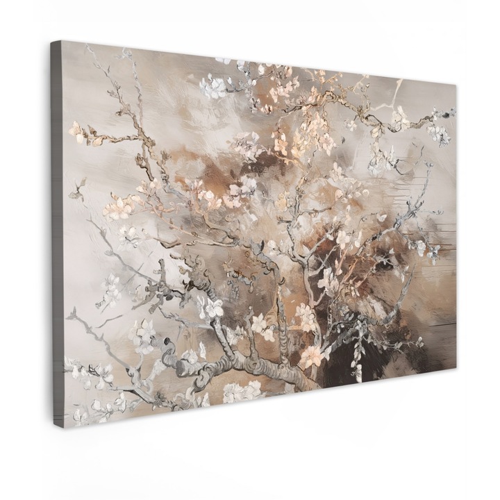 Tablou Canvas, Abstract, Decorative, Living, Bucatarie, Modern Art, Decorarea peretilor Maro 60x40 cm