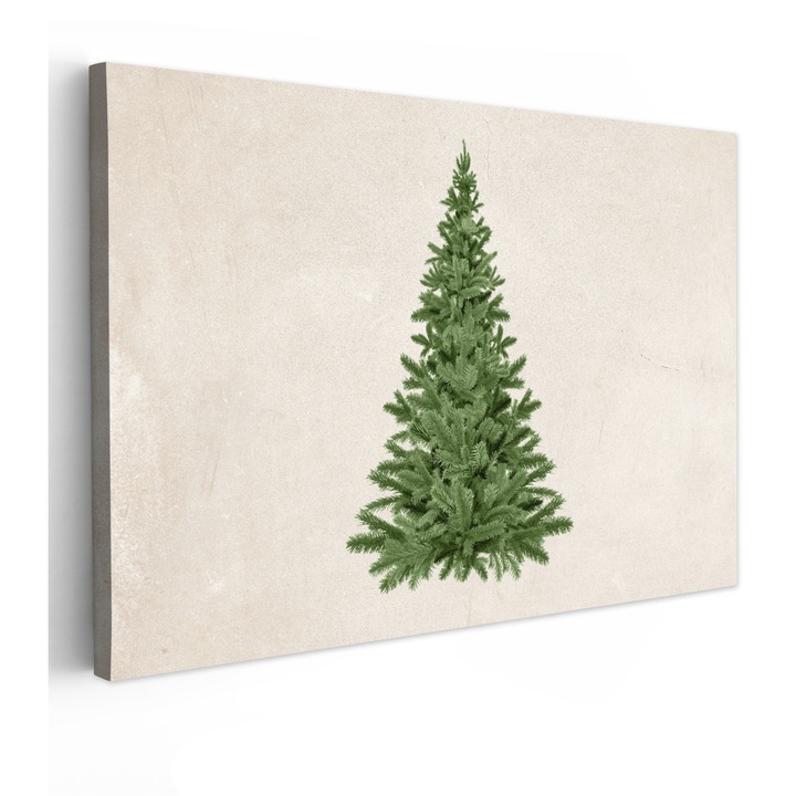 Tablou Canvas, Abstract, Decorative, Living, Bucatarie, Modern Art, Decorarea peretilor Verde inchis 90x60 cm