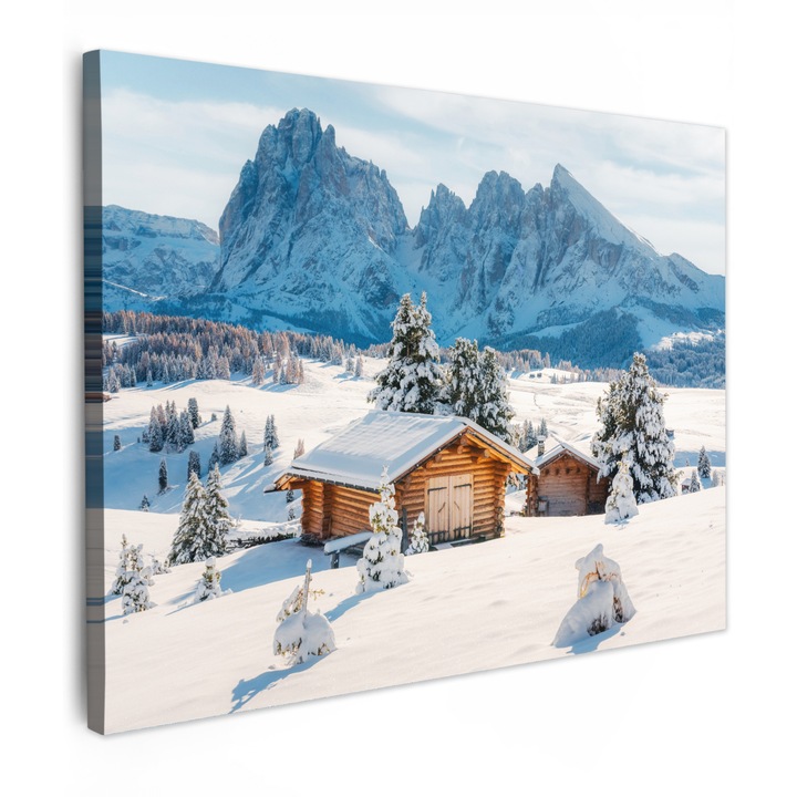 Канава, Абстрактен, Декоративен, Всекидневна, Кухня, Модерно изкуство, Декорация на стени Дърво 80x60 см