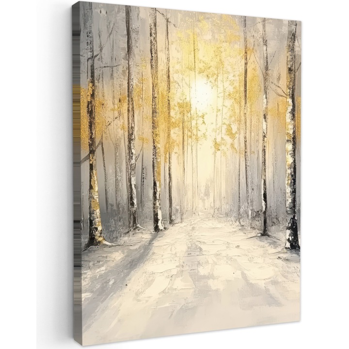 Канава Табло, Абстрактно, Декоративно, Дневна, Кухня, Модерно изкуство, Декорация на стени Сиво 60x80 см