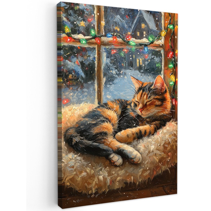 Канава картина, абстрактна, декоративна, за всекидневна, кухня, модерно изкуство, декорация на стена Кехлибар 20x30 см