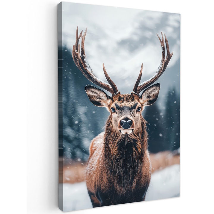 Tablou Canvas, Abstract, Decorative, Living, Bucatarie, Modern Art, Decorarea peretilor Maro 60x90 cm