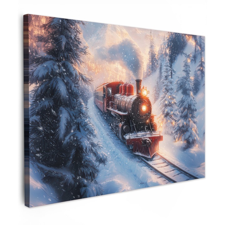 Канава, Абстрактен, Декоративен, Всекидневна, Кухня, Модерно изкуство, Декорация на стени Тъмночервен 80x60 см