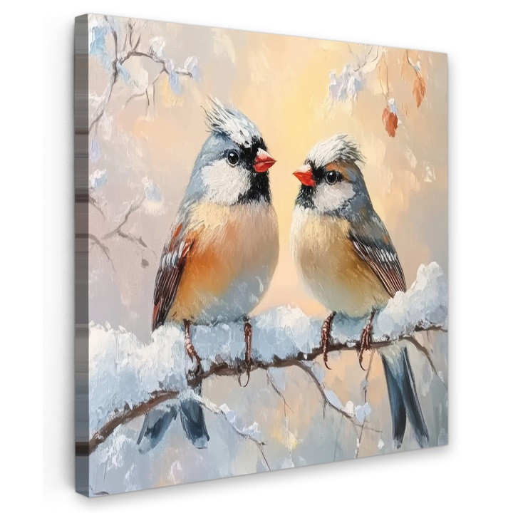 Tablou Canvas, Abstract, Decorative, Living, Bucatarie, Modern Art, Decorarea peretilor Albastru deschis 20x20 cm