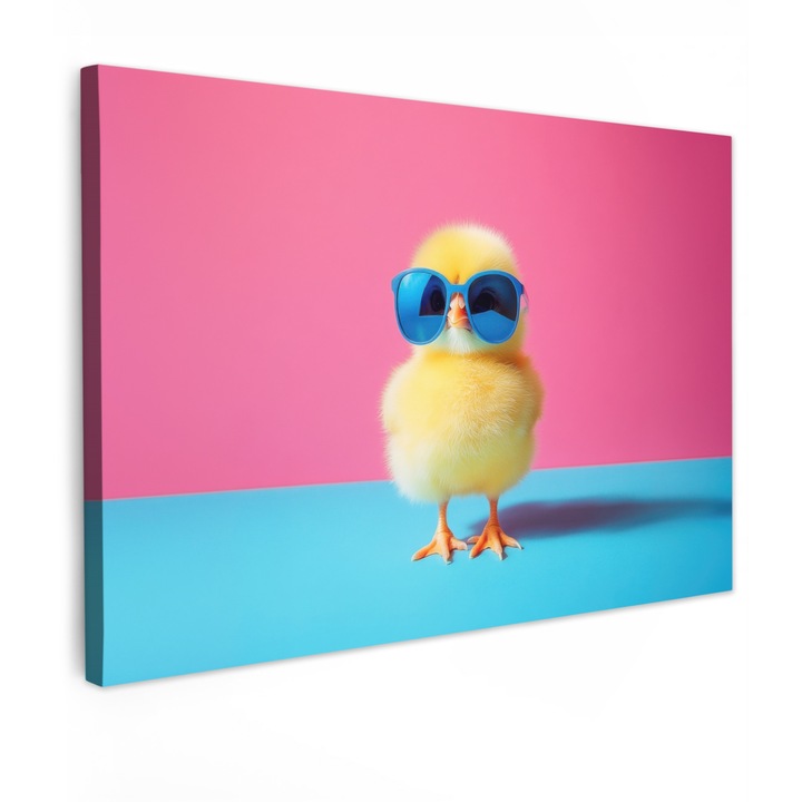 Канава, Абстракт, Декоративно, Хол, Кухня, Модерно изкуство, Декорация на стени Розово 90x60 см