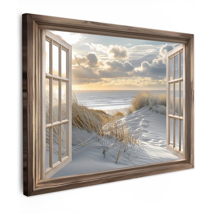 Канава картина, абстрактна, декоративна, за всекидневна, кухня, модерно изкуство, декорация на стена, бежова 80x60 см