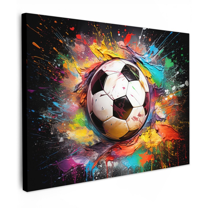 Tablou Canvas, Abstract, Decorative, Living, Bucatarie, Modern Art, Decorarea peretilor Alb 80x60 cm